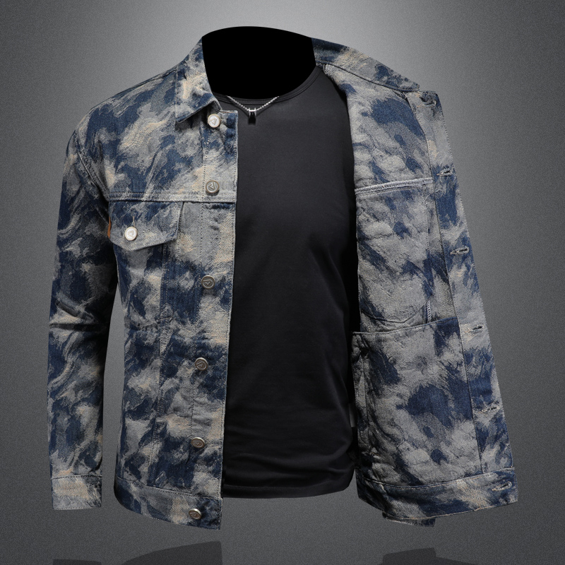 2025 Spring Vintage Denim Jack - مراجعة Street Fashion Men 2025 وسعره