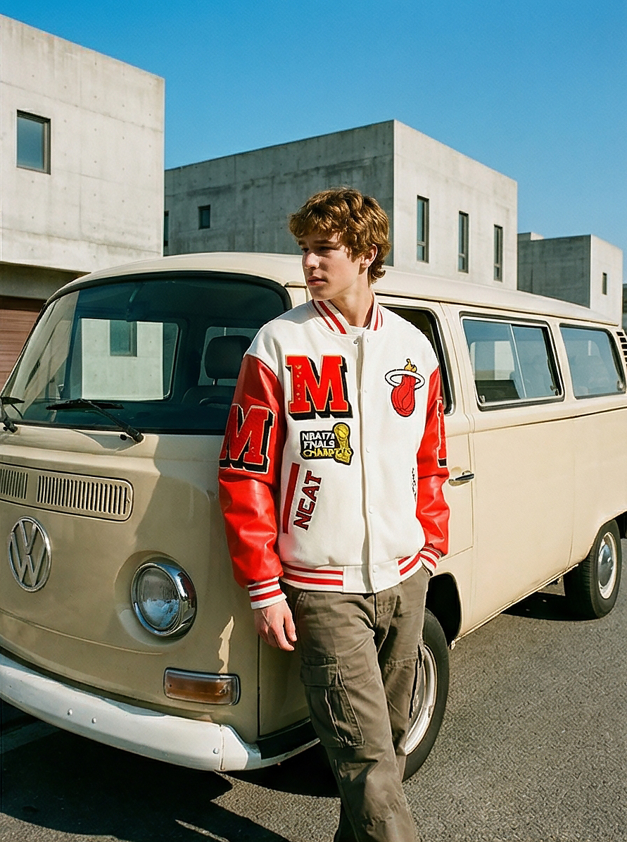 American Retro Baseball Jacket - مراجعة Street Fashion Brand وسعره