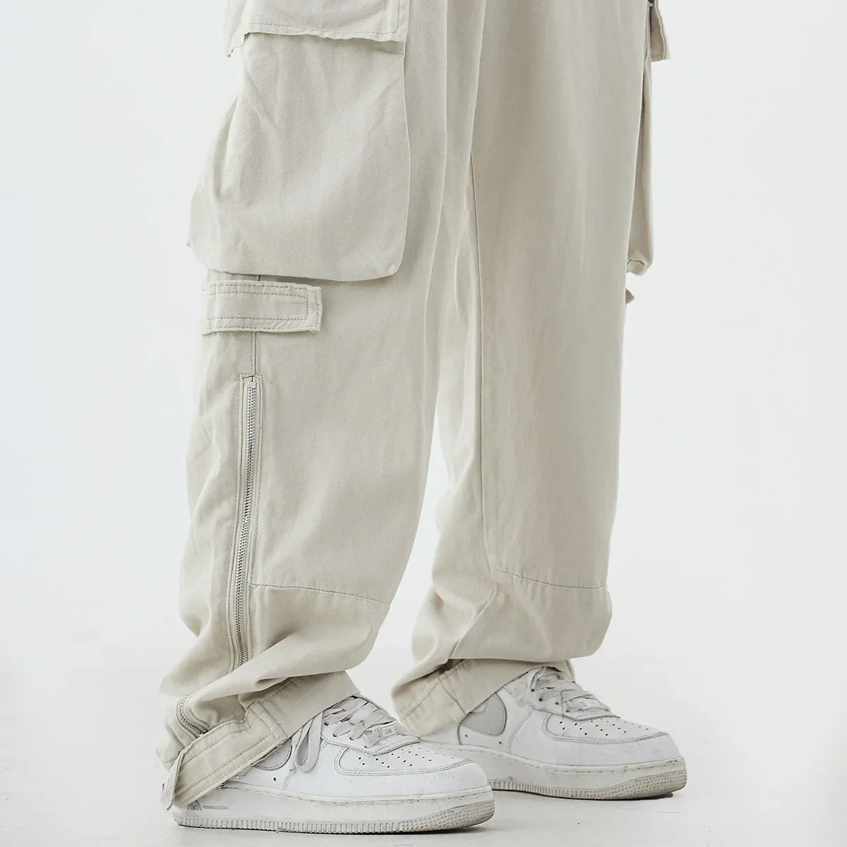 American Retro Multi-pocket Fa - مراجعة Street Fashion Brand وسعره