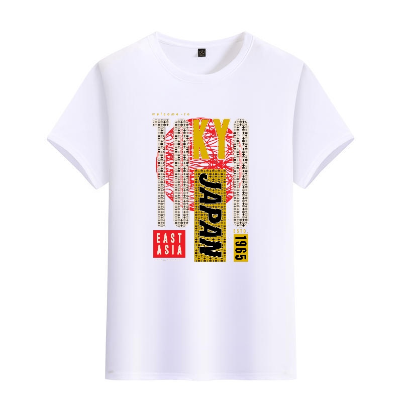 Men's Black Round-Neck Short-S - مراجعة Street Fashion Tokyo وسعره