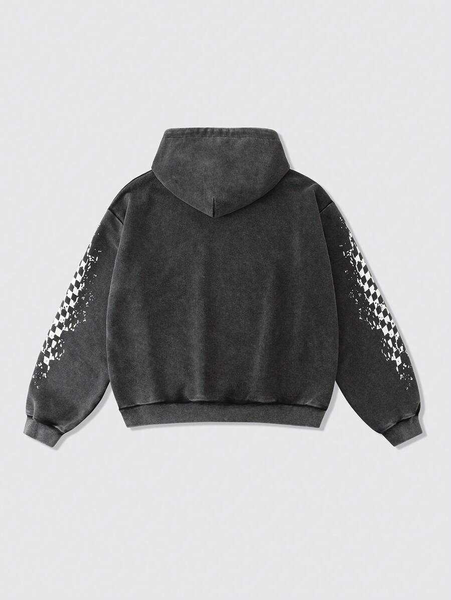 Men's Washed Vintage Graphic H - مراجعة Graphic Hoodie Streetwear وسعره