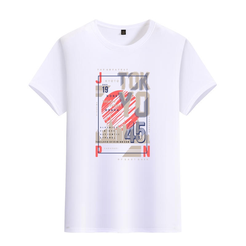 Men's Black Round-Neck Short-S - مراجعة Street Fashion Tokyo وسعره