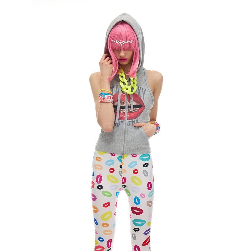 Y2K Halter Hoodie Tank Top wit - مراجعة Graphic Hoodie Streetwear وسعره