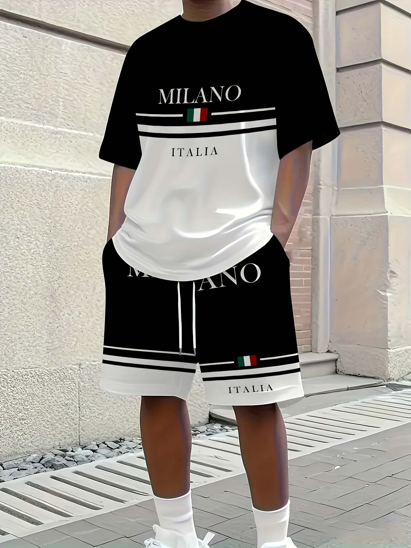 2026 Summer New Men's Short-Sl - مراجعة Street Fashion Brand وسعره