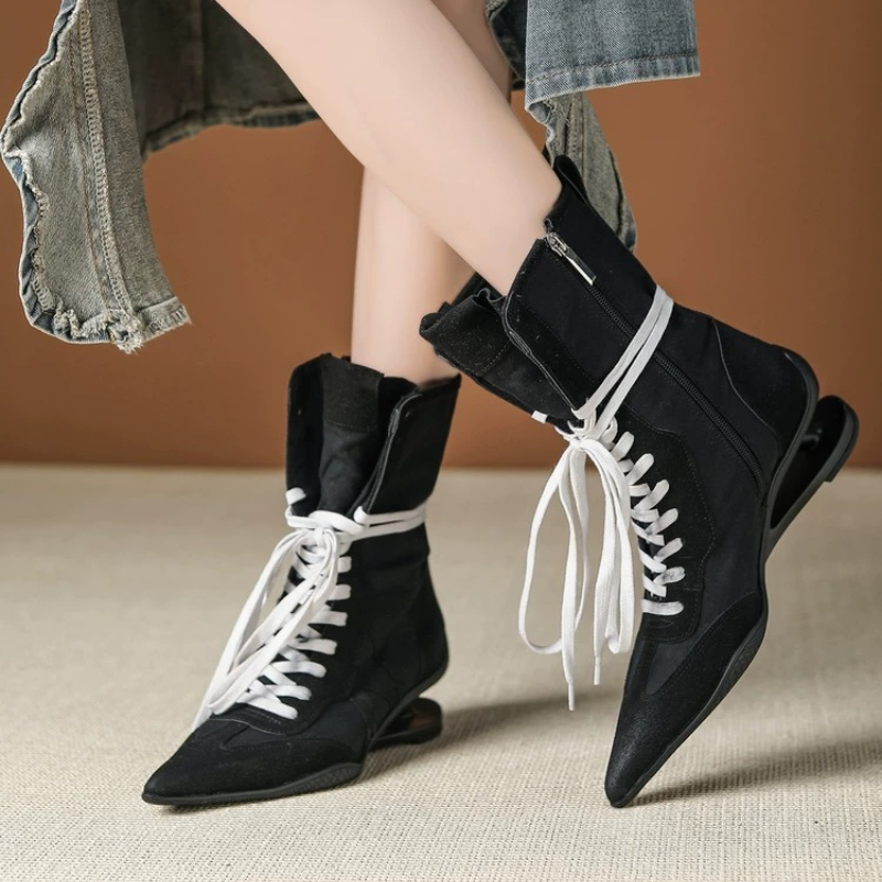 Pointed Toe Cross-tied Designe - مراجعة Street Fashion Brand وسعره