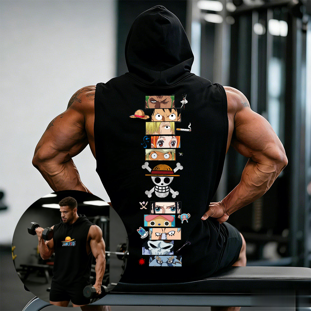 One Piece Anime Hoodie Sleevel - مراجعة Graphic Hoodie Streetwear وسعره