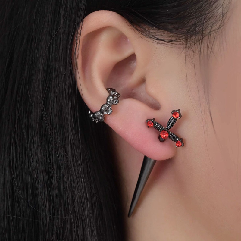 New In Fashion Vintage Hip Hop - مراجعة Street Fashion Earrings وسعره