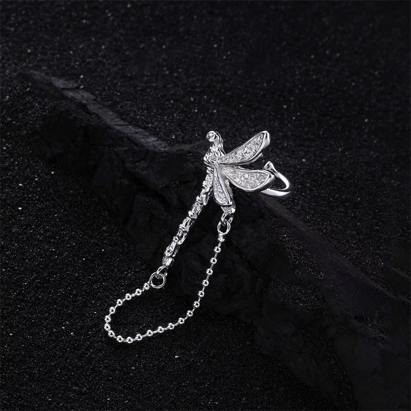 XIYANIKE Dragonfly Chain Tasse - مراجعة Street Fashion Earrings وسعره
