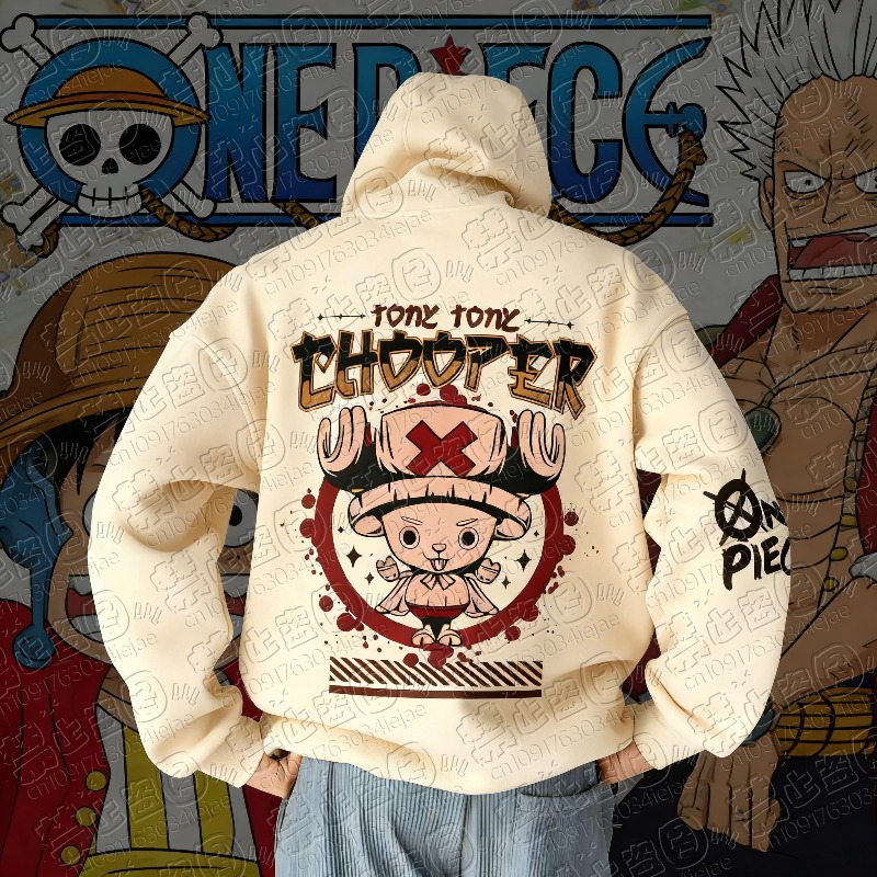 One Piece Anime Chopper Pullov - مراجعة Graphic Hoodie Streetwear وسعره