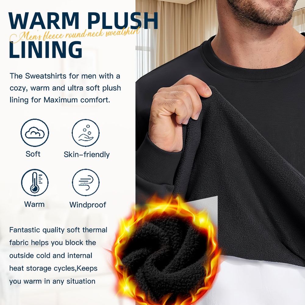 Men's Black Crew Neck Loose Sw - مراجعة Quirky Street Fashion وسعره