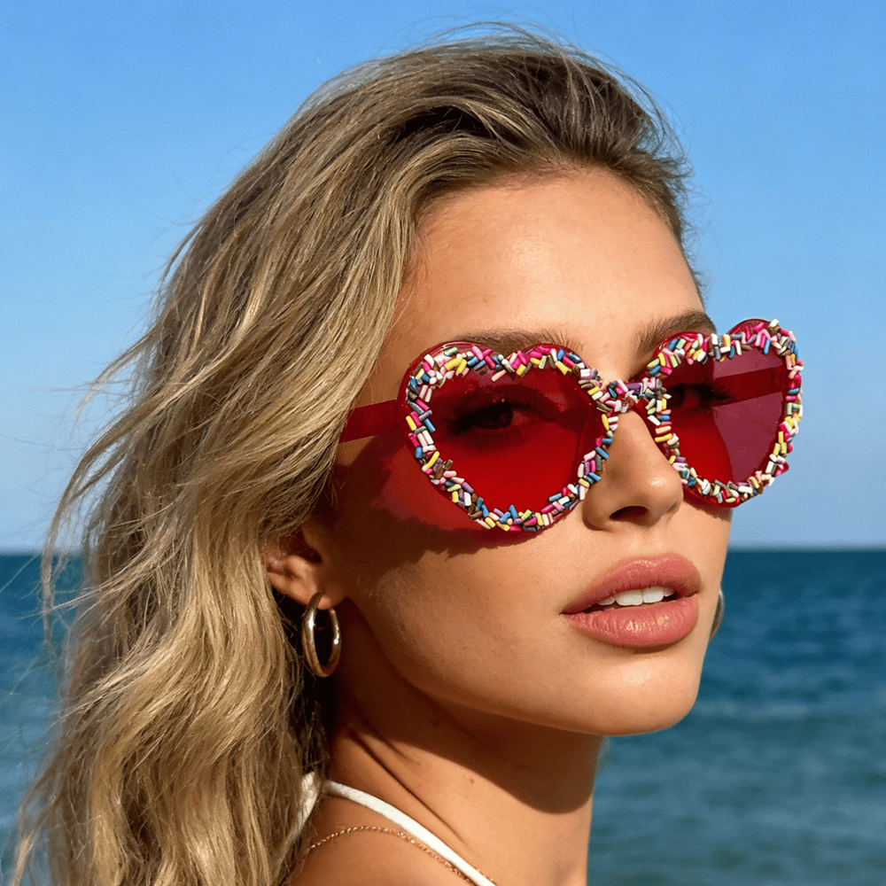 Candy Sprinkle Heart Shaped Su - مراجعة Street Fashion Photo وسعره