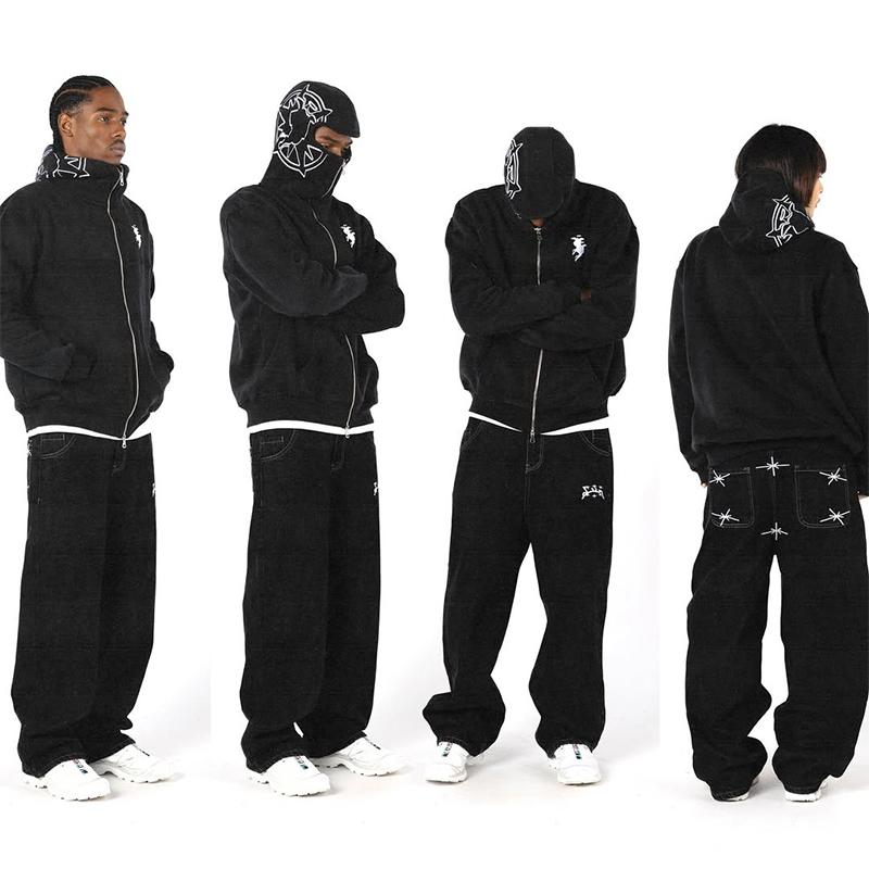 Embroidery Graphic Streetwear  - مراجعة Graphic Hoodie Streetwear وسعره