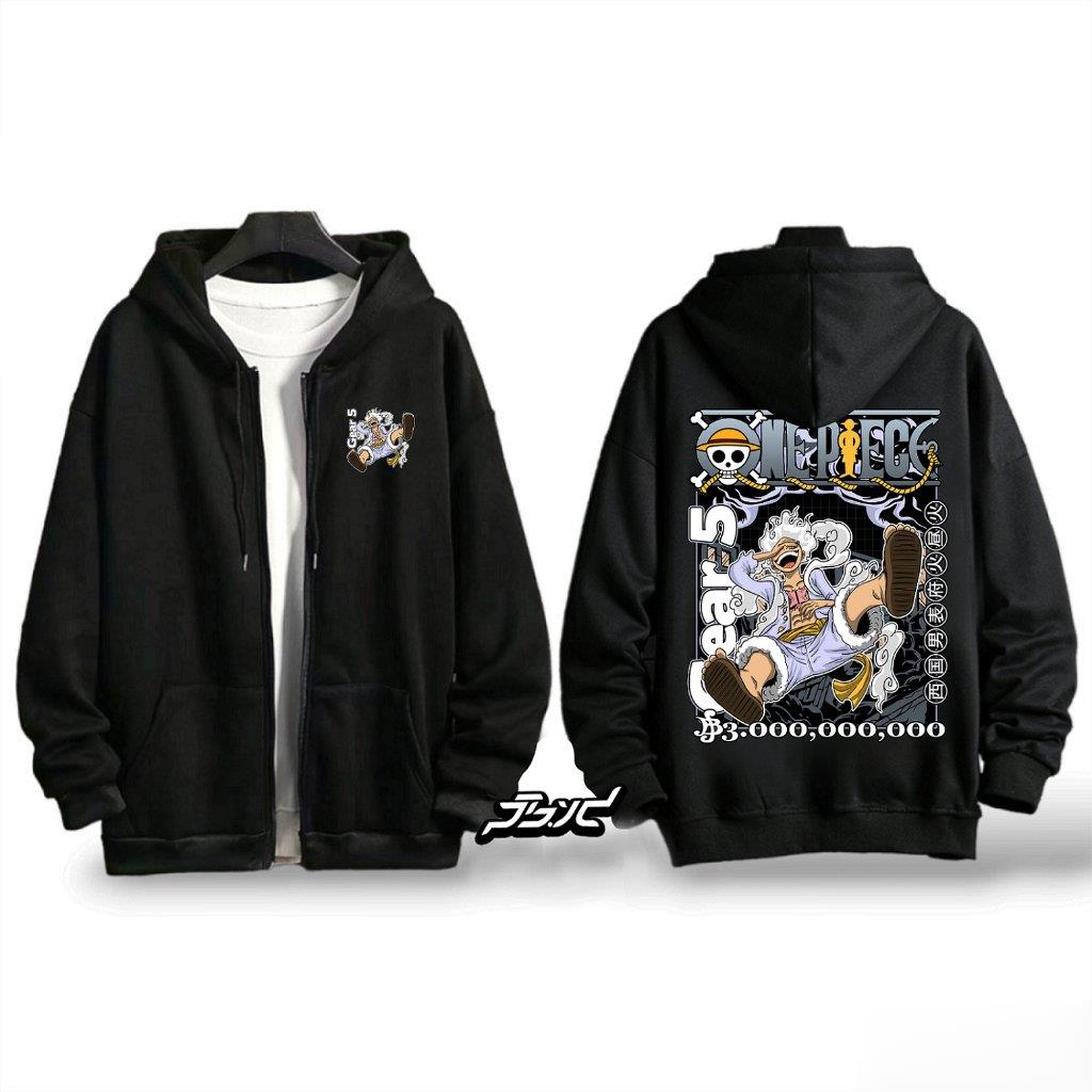 One Piece Gear 5 Luffy Anime H - مراجعة Graphic Hoodie Streetwear وسعره