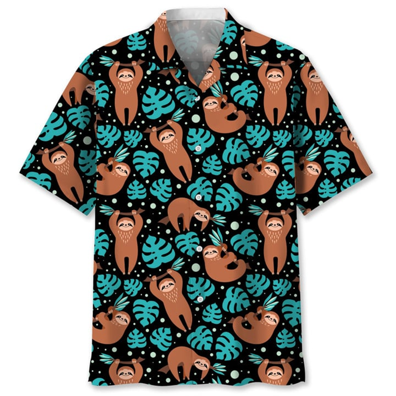 Australia Sloth Hawaiian Shirt - مراجعة Street Fashion Australia وسعره