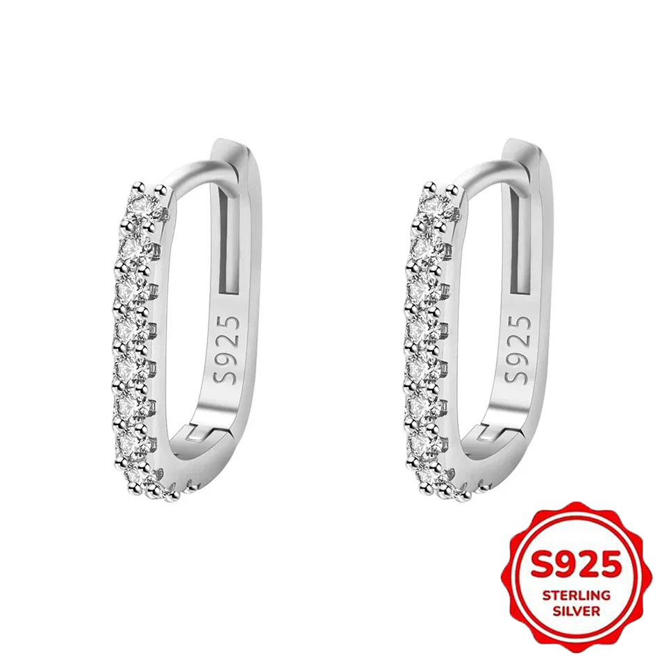 High-quality 925 Sterling Silv - مراجعة Street Fashion Earrings وسعره