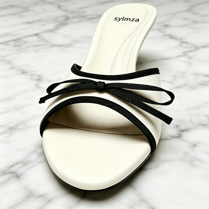 Fashion Bow Detail Heeled Sand - مراجعة Street Fashion Brand وسعره