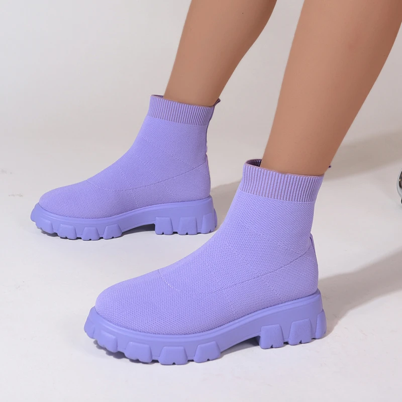 Brand Women Ankle Boots Lightw - مراجعة Street Fashion Brand وسعره