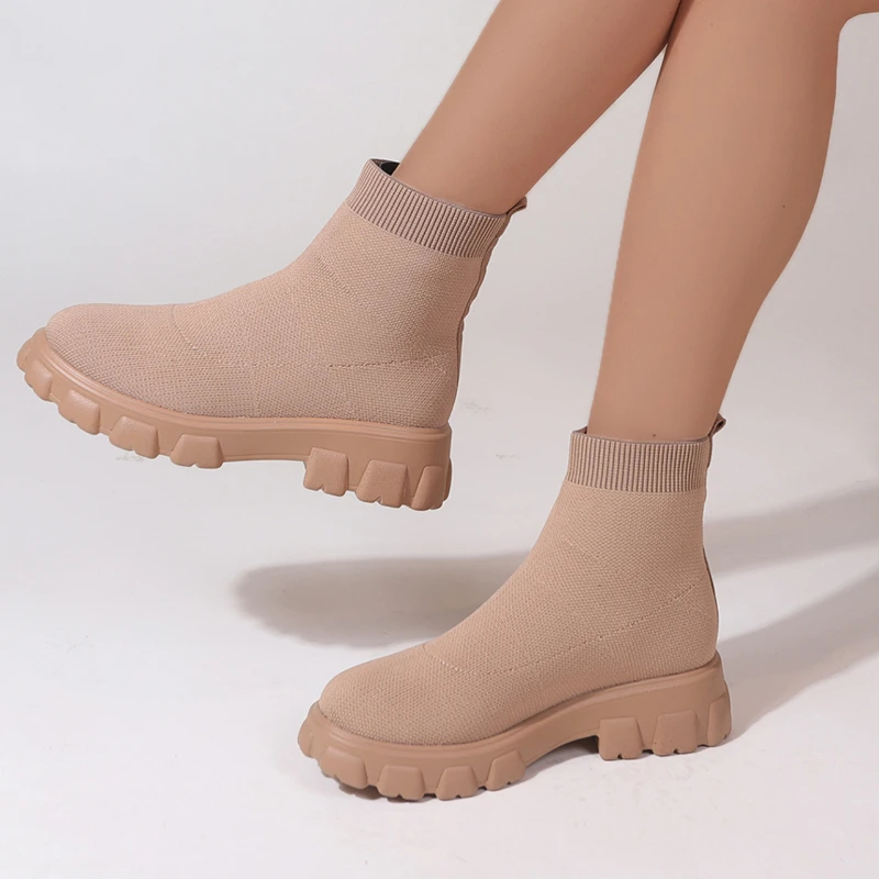 Brand Women Ankle Boots Lightw - مراجعة Street Fashion Brand وسعره