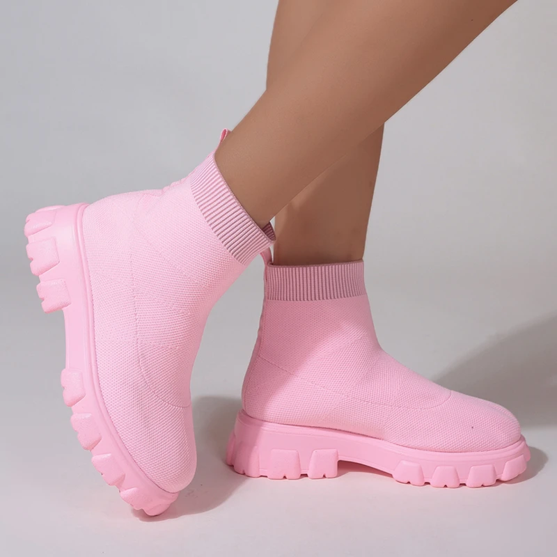 Brand Women Ankle Boots Lightw - مراجعة Street Fashion Brand وسعره